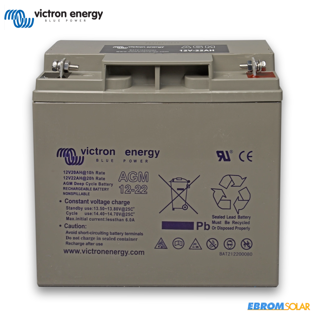 12V/22Ah AGM Deep Cycle Batterie