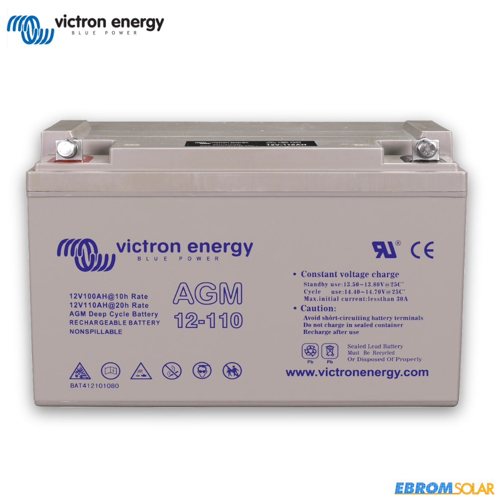 12V/110Ah AGM Deep Cycle Batterie M8