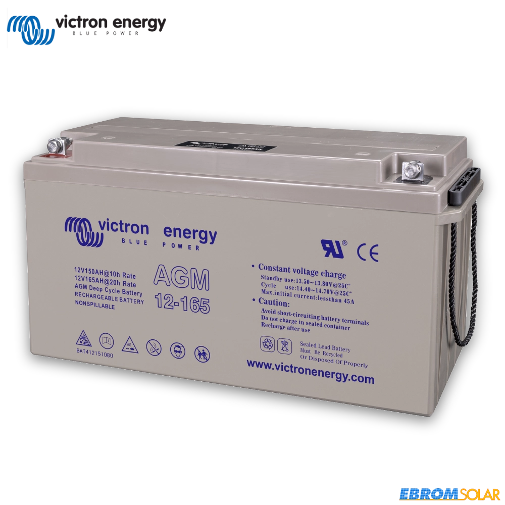 12V/165Ah AGM Deep Cycle Batterie
