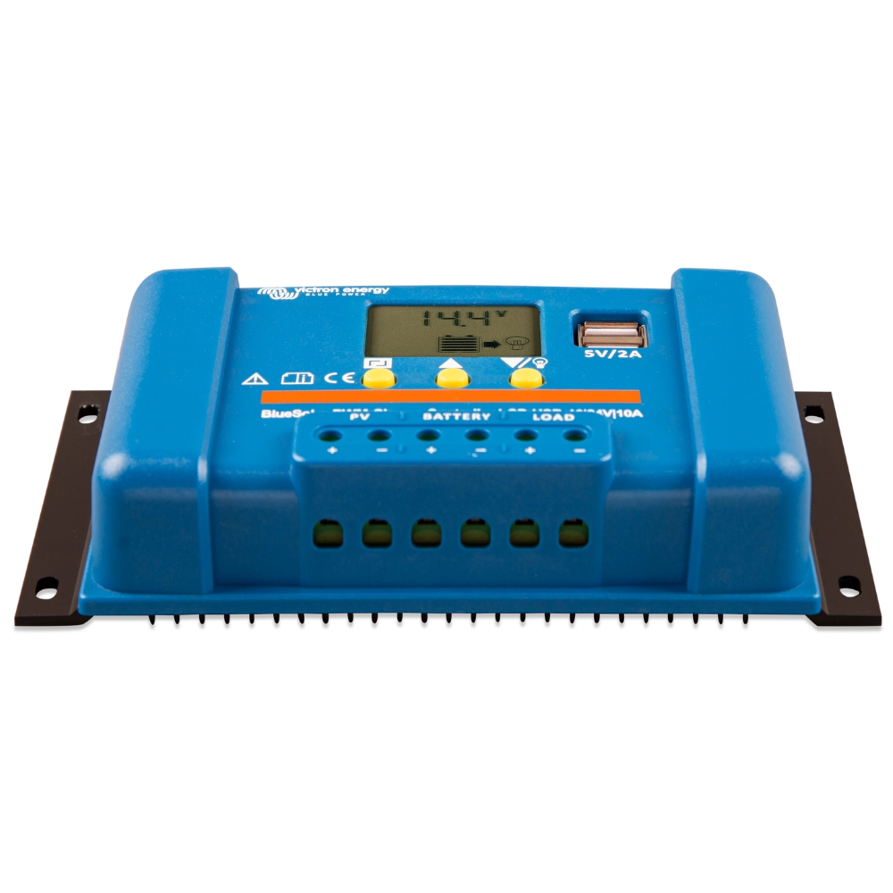 BlueSolar PWM Lade-Regler (DUO) LCD&USB - BlueSolar PWM-LCD&USB 12/24V-10A