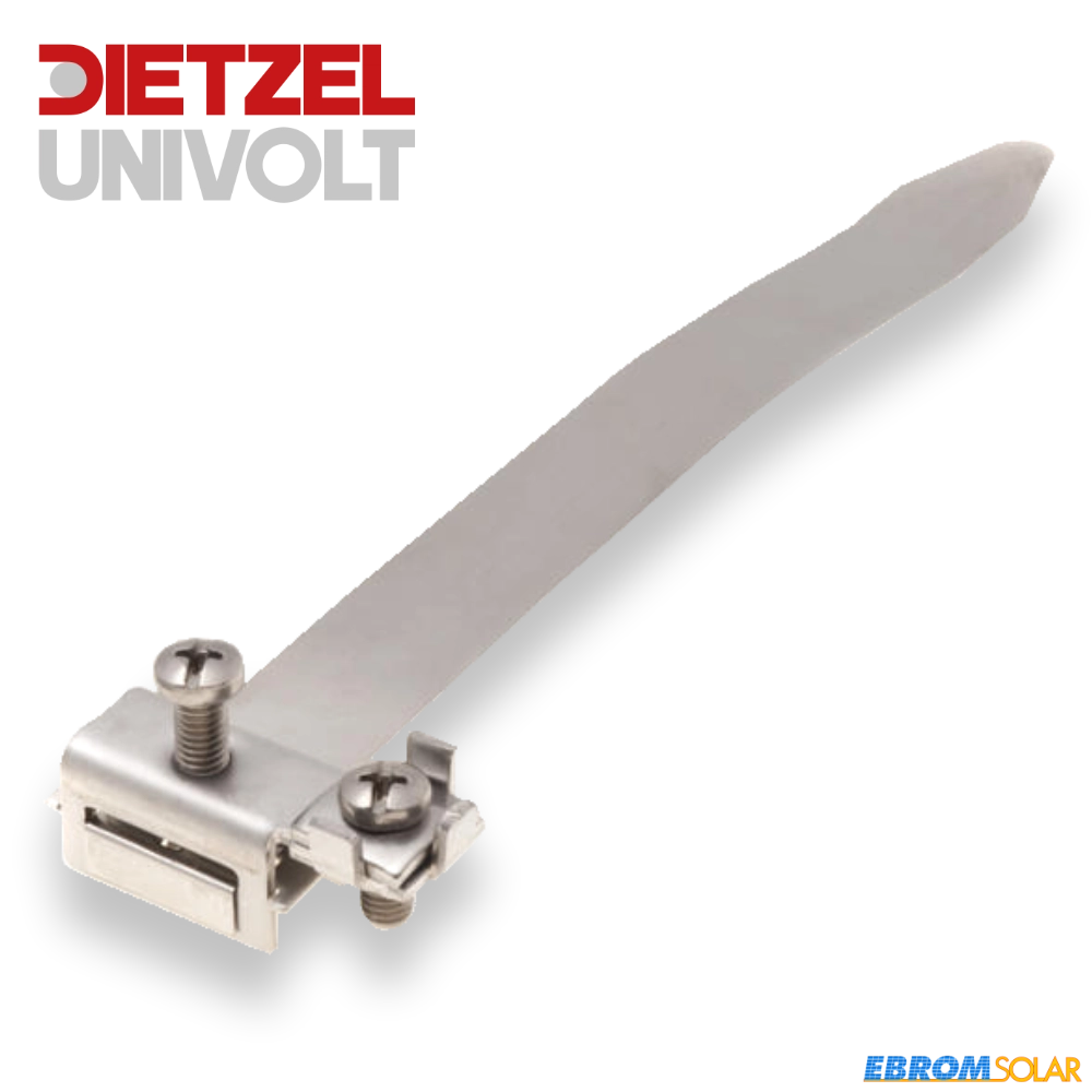DIETZEL Erdungsbandrohrschelle EBRS1/8-1 1/2"V2A 16mm2
