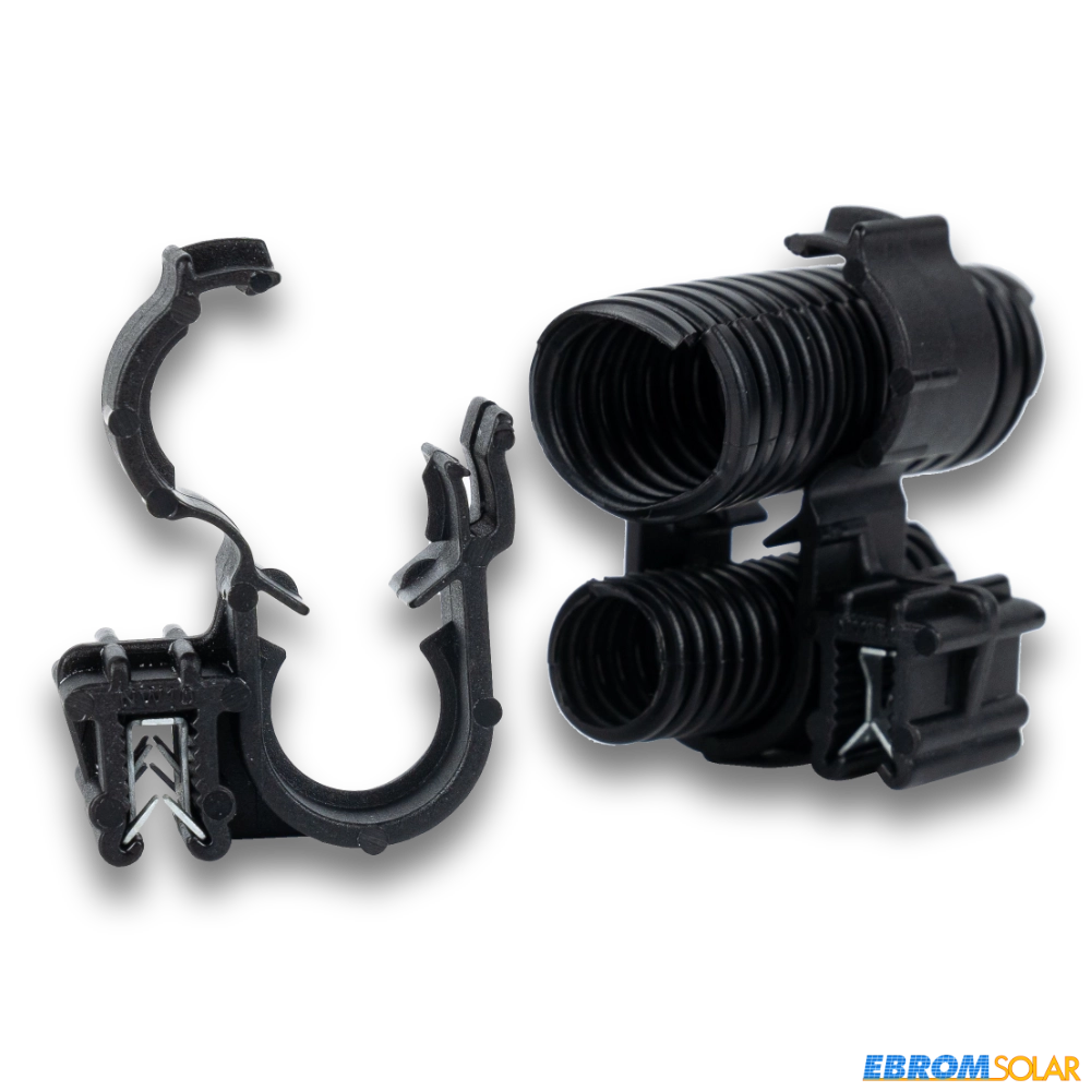 Kantelclips für 2 x 10 mm Rohre