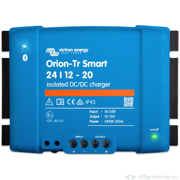 Orion-Tr Smart DC-DC Ladebooster isoliert - 24V, 24V, Orion-Tr Smart 24/24-17A (400W) Isolated DC-DC charger