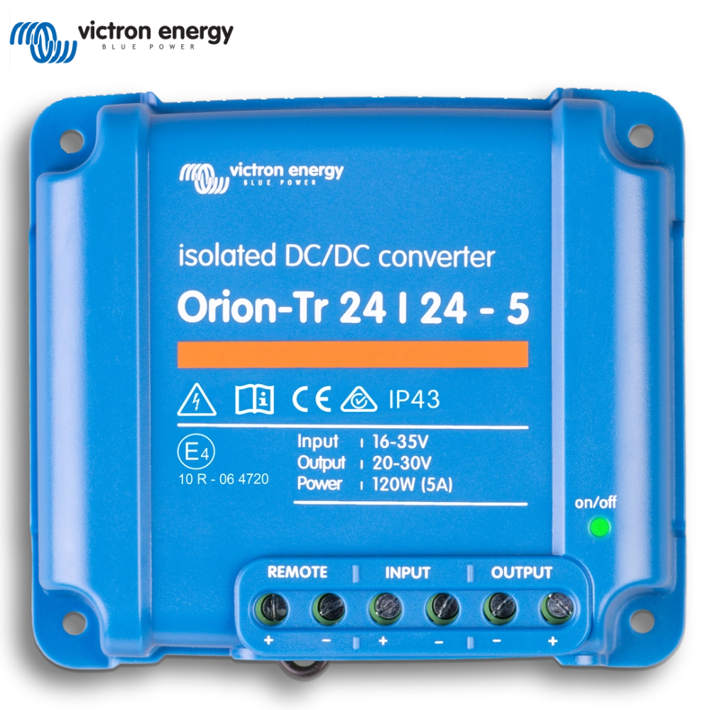 Orion-Tr 24_24-5A (120W) DC/DC Konverter isoliert - 24V / 24V