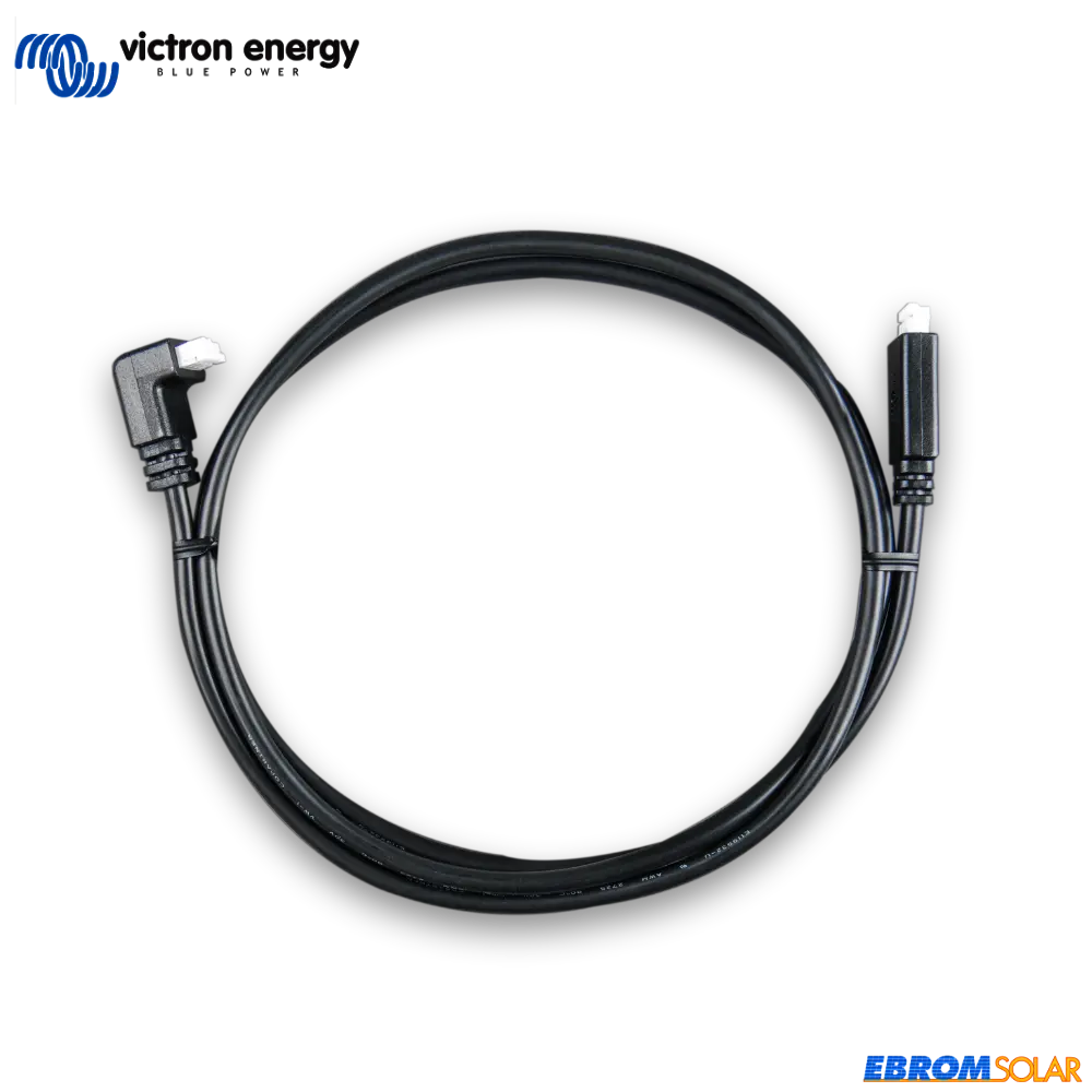 VE.Direct Kabel 1,8m Länge 90° Anschluss auf einer Seite.