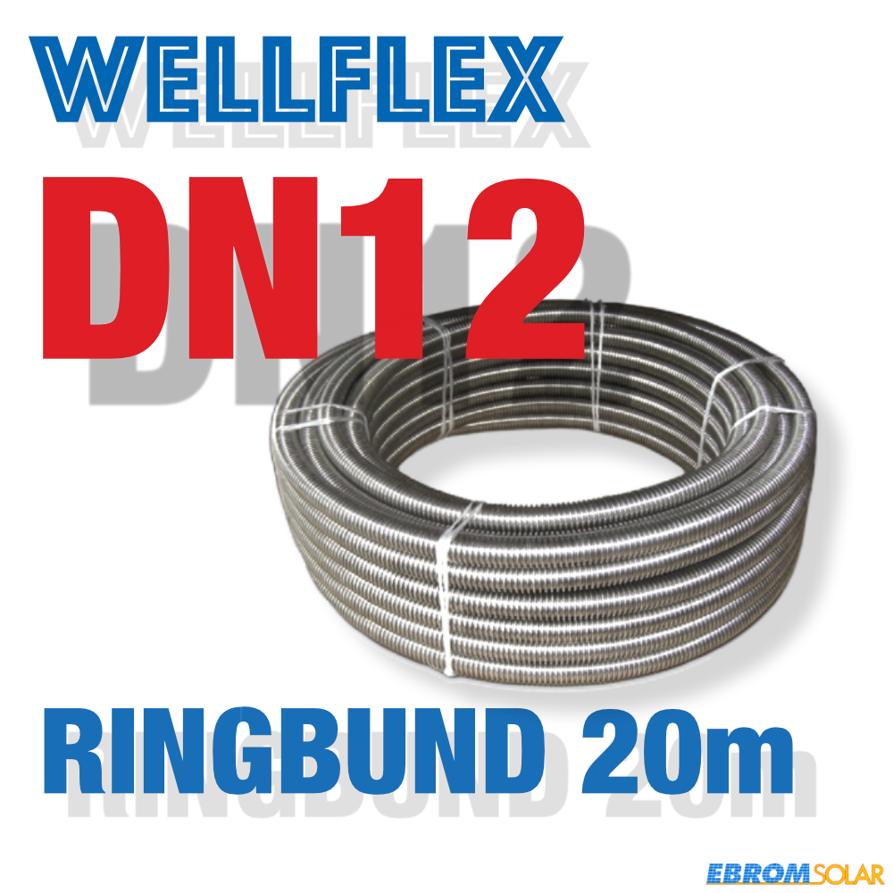 Weitgewelltes Edelstahlwellrohr DN12_20lm