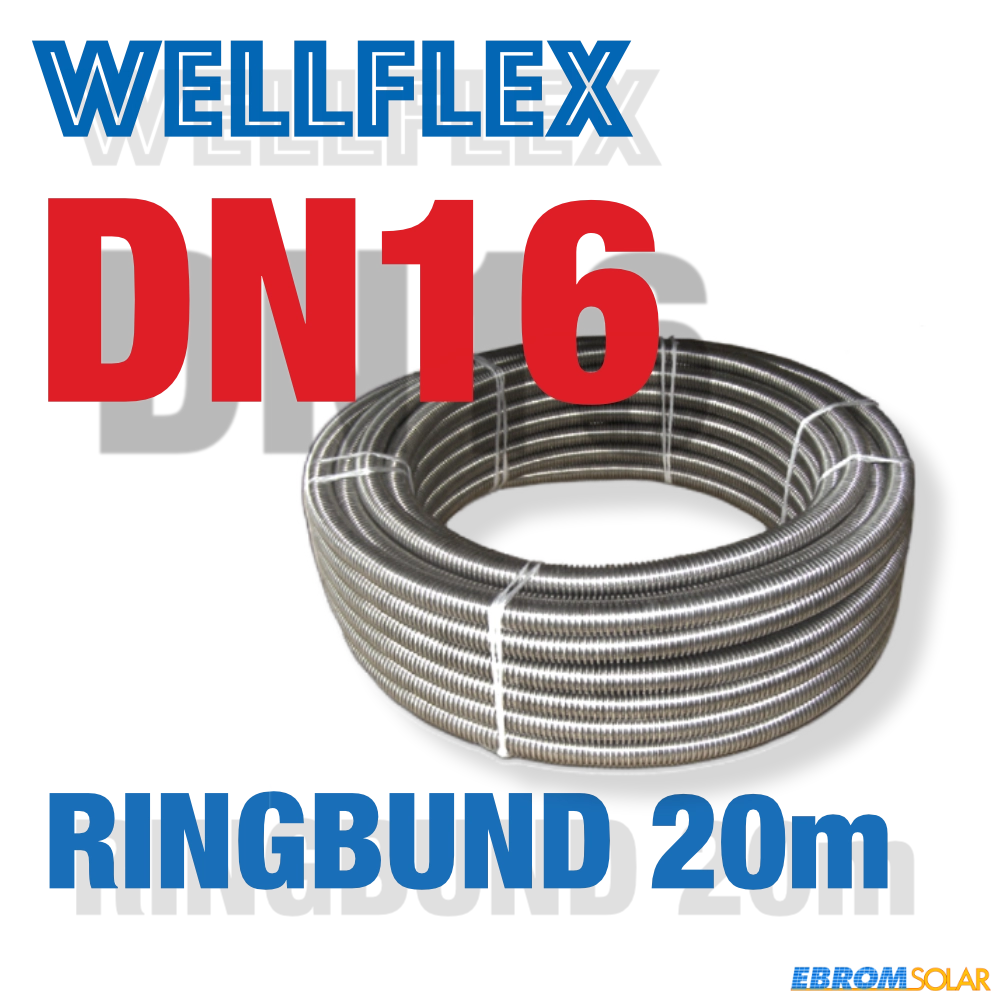 WELLFLEXROHR Edelstahlwellrohr DN16_20lfm