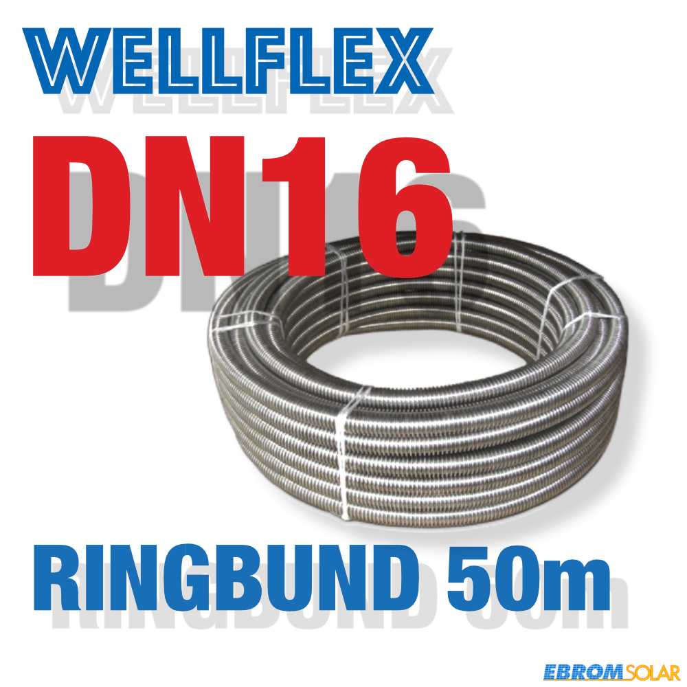 WELLFLEXROHR Edelstahlwellrohr DN16_50lfm