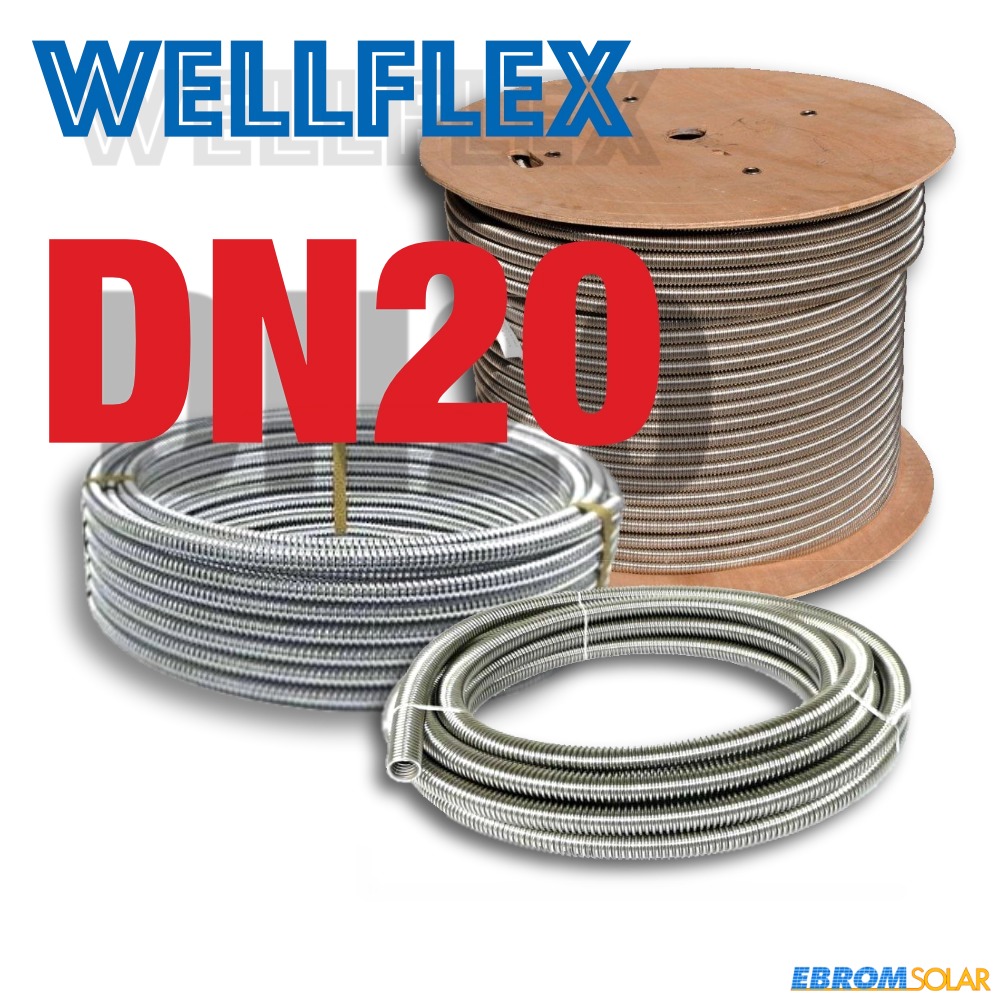 WELLFLEXROHR EDELSTAHL DN20 RINGBUND 50m