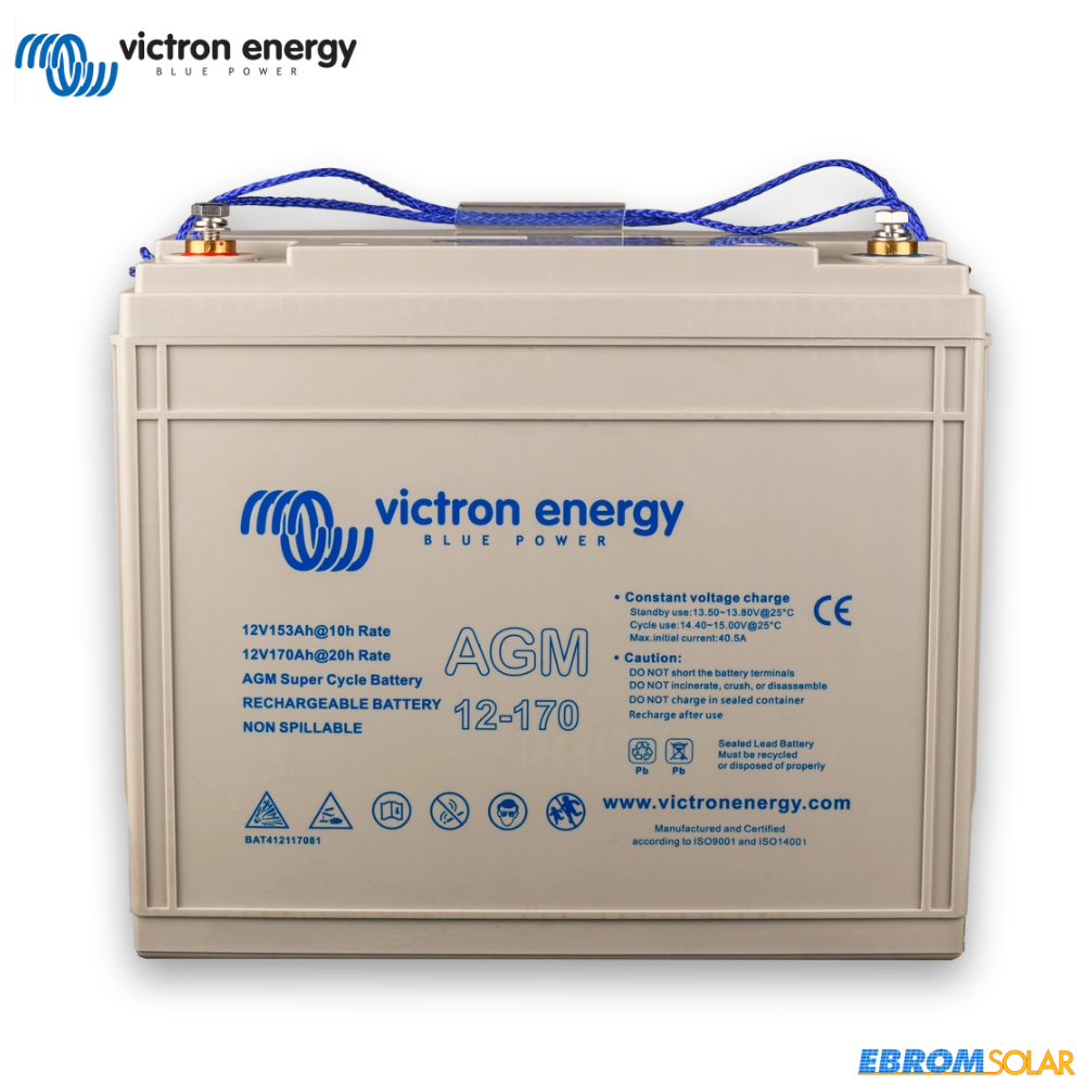 12V/170Ah AGM Super Cycle Batterie M8