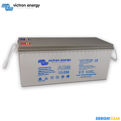 12V/230Ah AGM Super Cycle Batterie M8