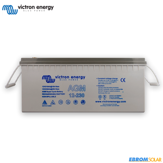 12V/230Ah AGM Super Cycle Batterie M8