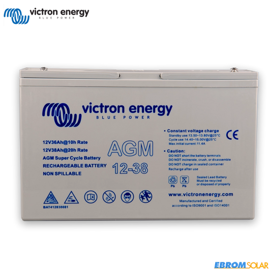 12V/38Ah AGM Super Cycle Batterie M5