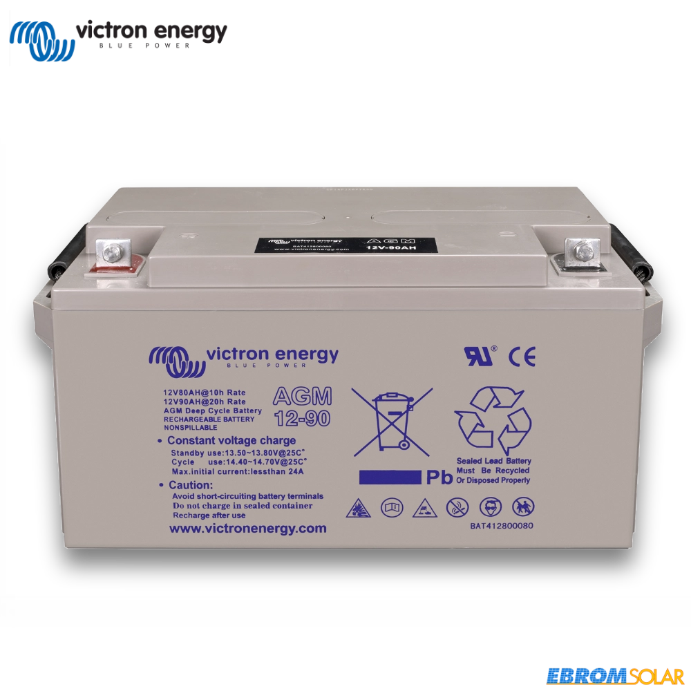 12V/90Ah AGM Deep Cycle Batterie