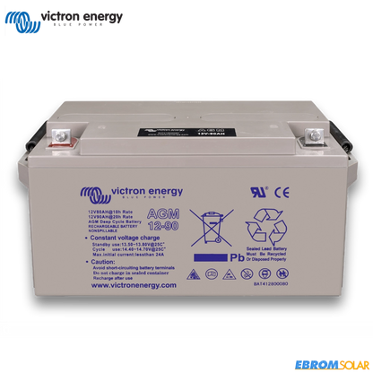 12V/90Ah AGM Deep Cycle Batterie
