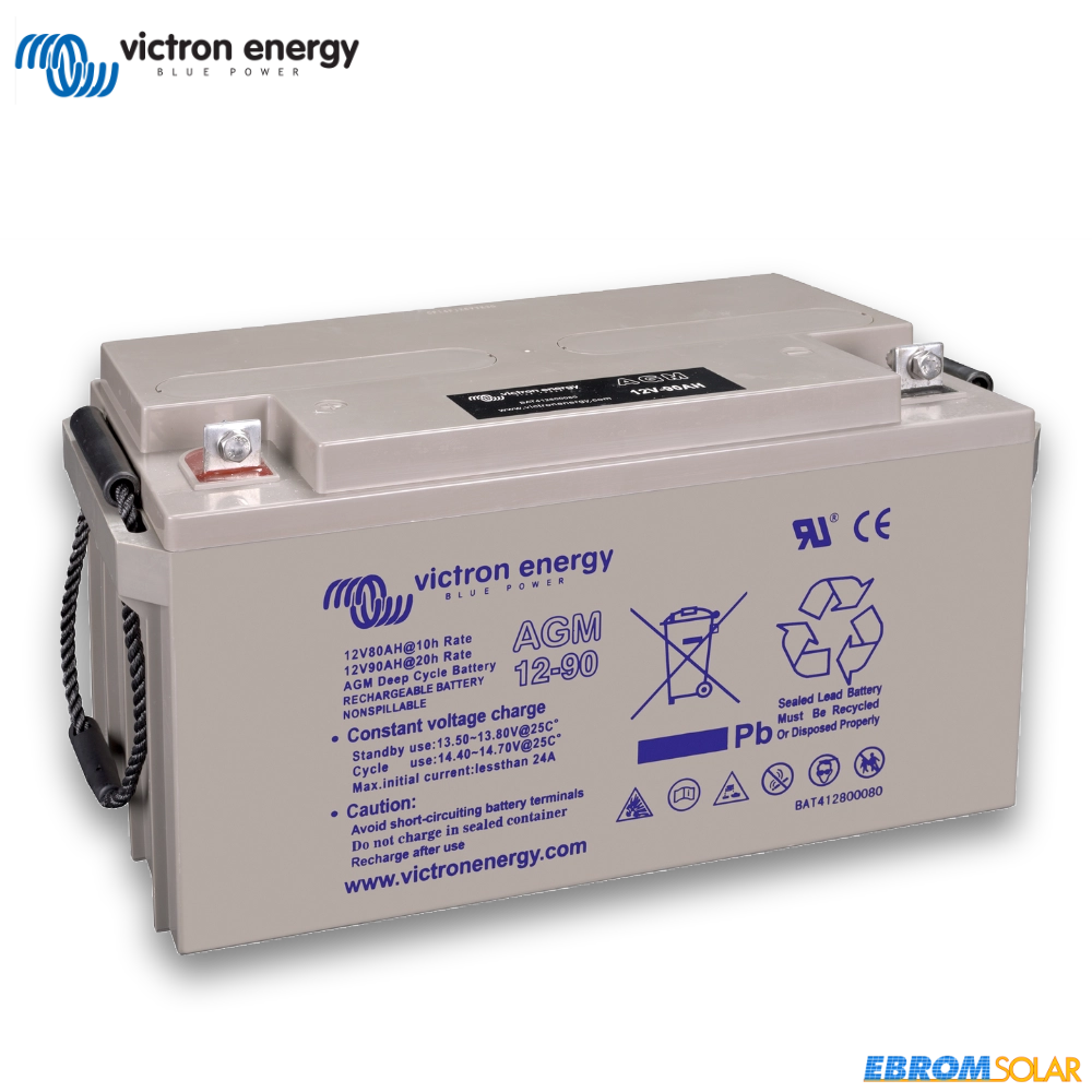 12V/90Ah AGM Deep Cycle Batterie