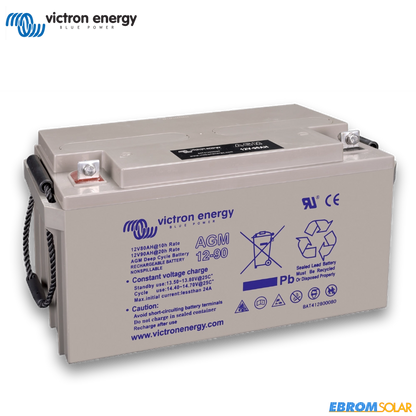12V/90Ah AGM Deep Cycle Batterie