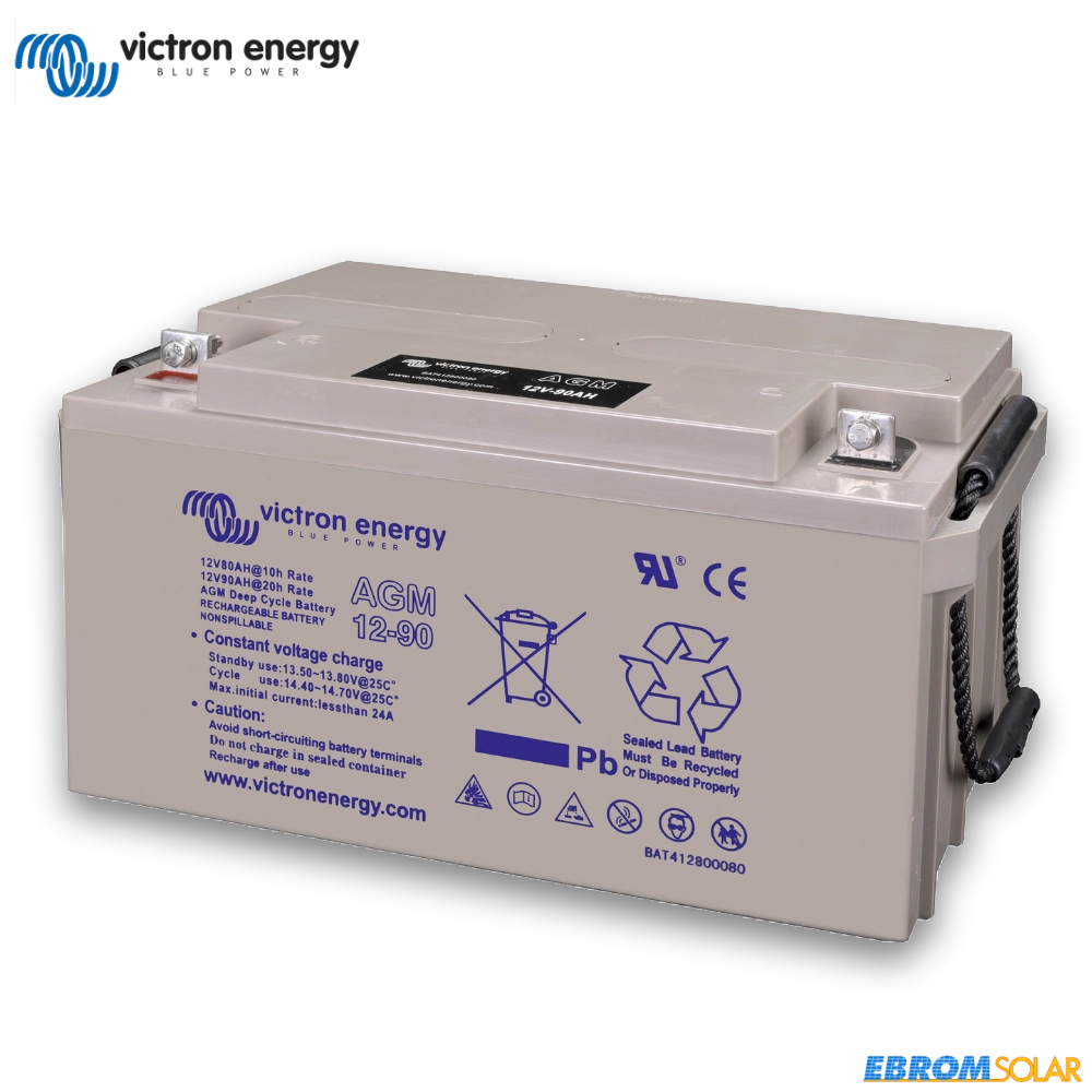 12V/90Ah AGM Deep Cycle Batterie
