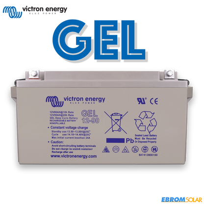 12V/90Ah Gel Deep Cycle Batterie