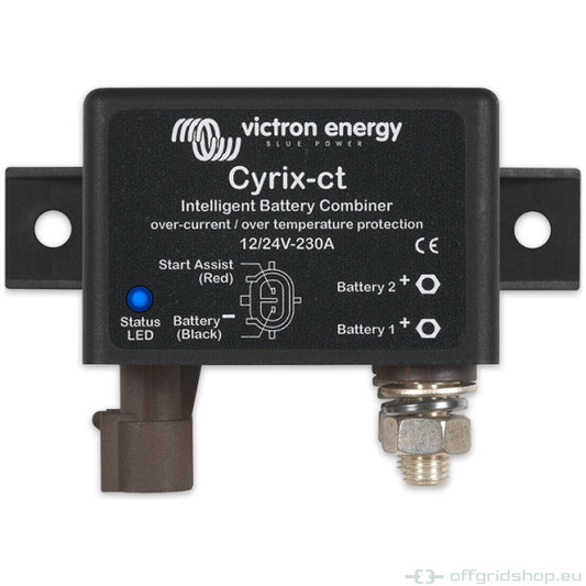 Cyrix Batteriekoppler - Cyrix-ct 12/24V-230A intelligent battery combiner Retail