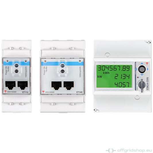 Energiezähler ET112, ET340, EM24 & EM540 - Energy Meter ET112 - 1 phase - max 100A