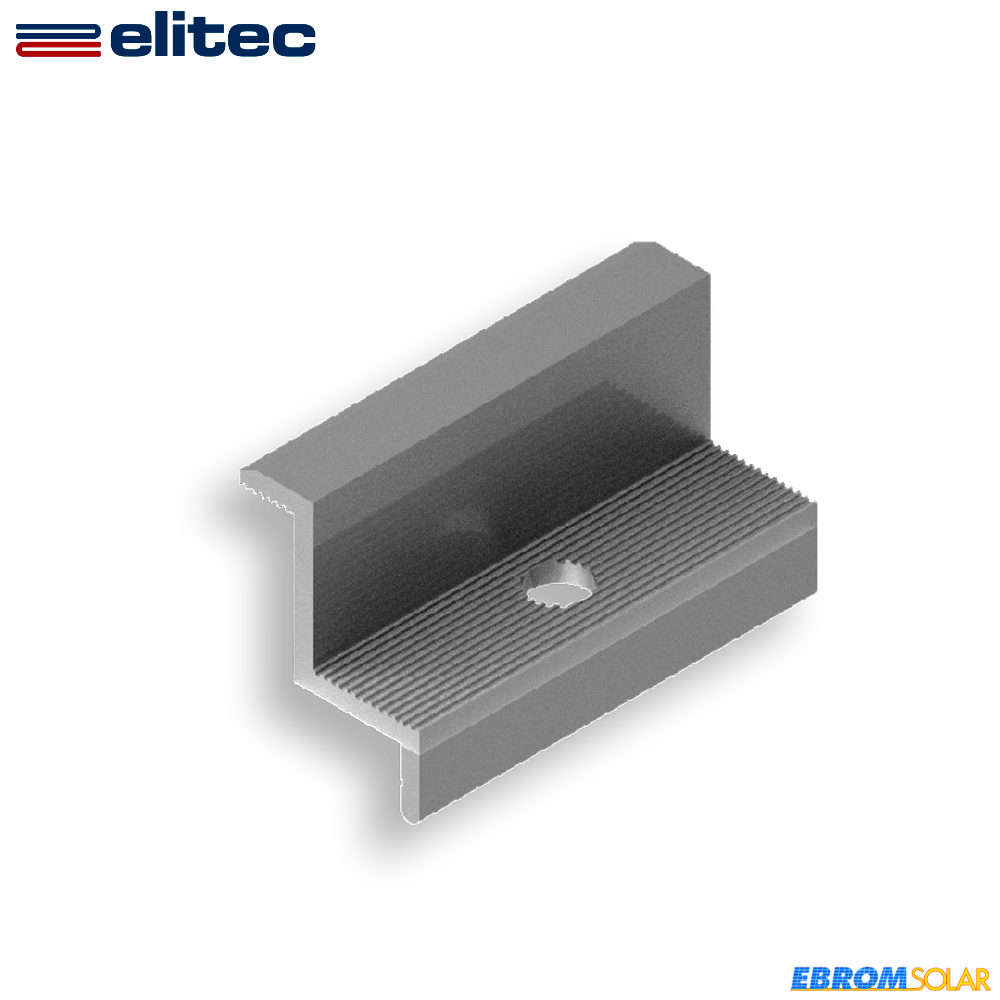 BUF30 Seitenhalter für PV-Modul H=30mm Aluminium