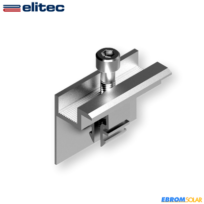 BUFK35 Seitenhalter "click" für PV-Modul H=35mm Aluminium