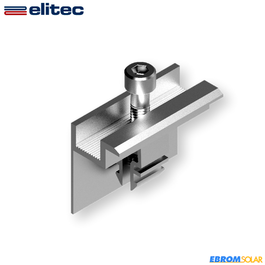 BUFK35 Seitenhalter "click" für PV-Modul H=35mm Aluminium