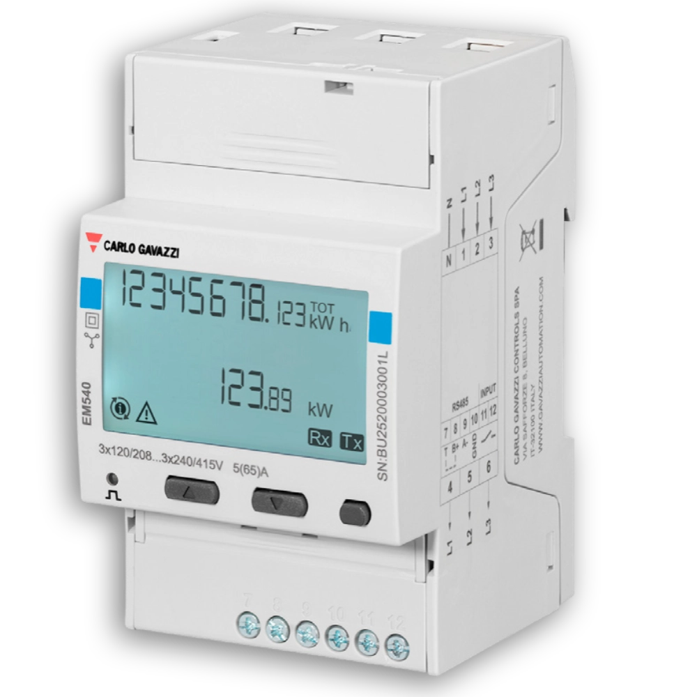 Energiezähler EM540 - 3 phase - max 65A/phase