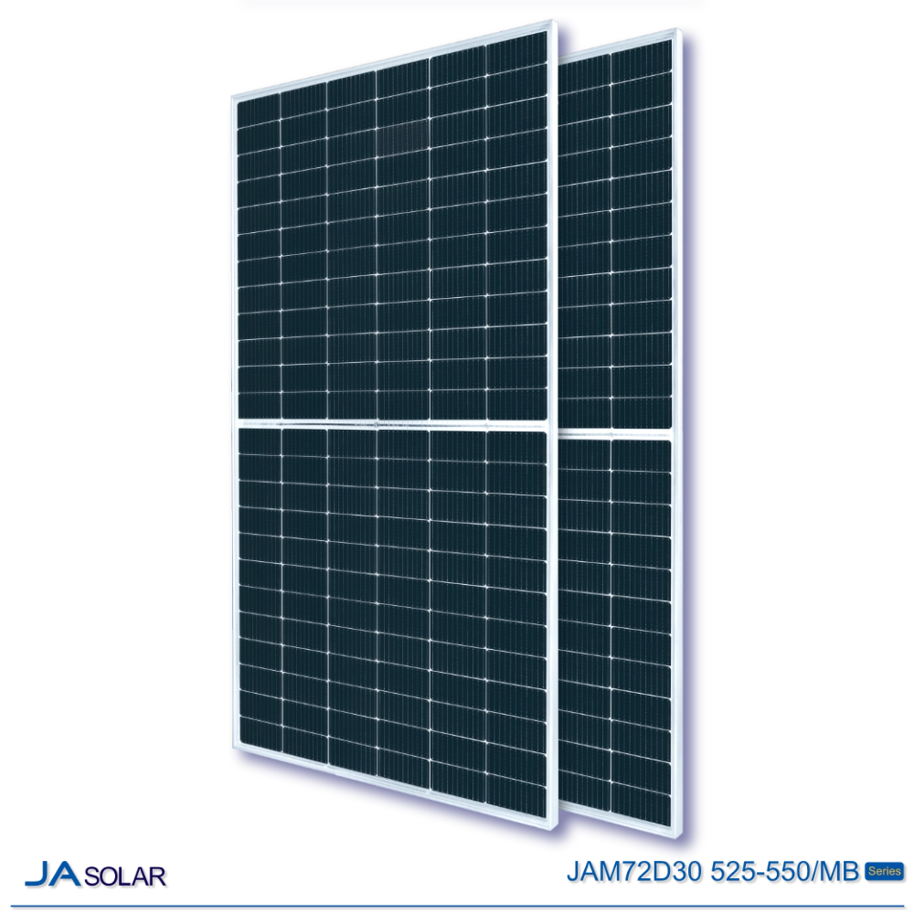 JAsolar JAM72D30-540/MB | Silver frame | Bifacial