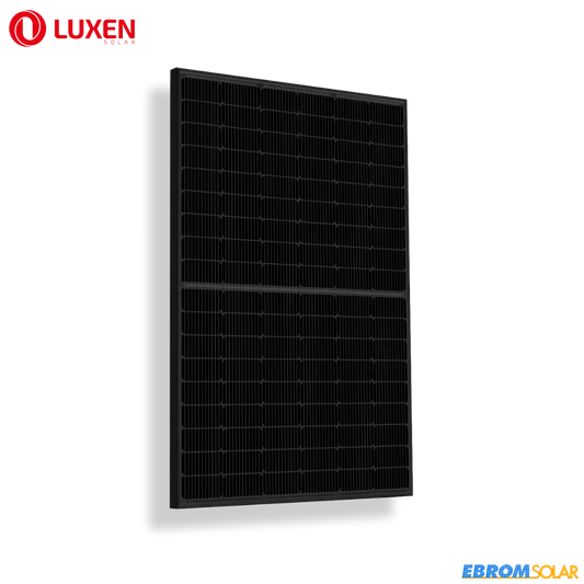 Luxen Solar 430W Mono Bifazial Glas-Glas Solarmodul Full Black